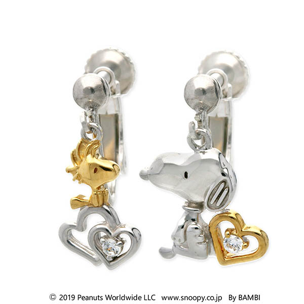 ウッドストック イヤリング（穴なし）K10ゴールド