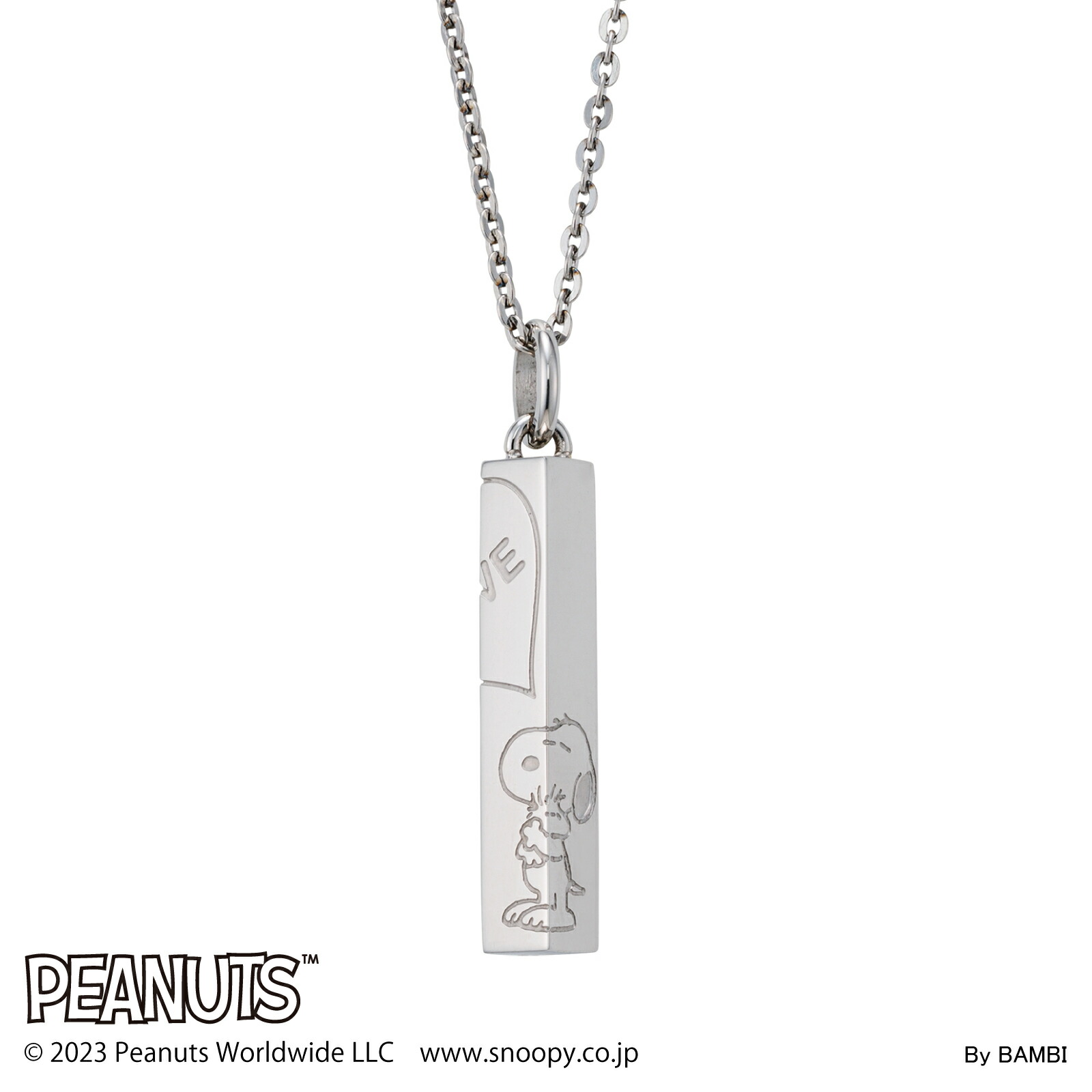 スヌーピー キュービックジルコニア ネックレス